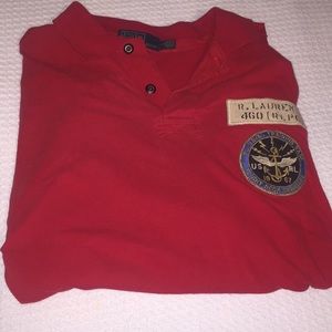 Ralph Lauren red shirt size large